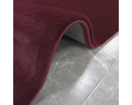 Detailopname van een hoogpolig tapijt