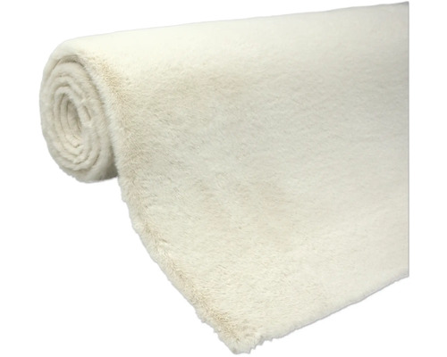 Opgewikkelde imitatie bont vloerkleed