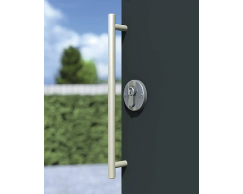 Deur met stanggreep en slot