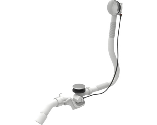 Badafvoergarnituur met flexibele buizen