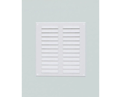 Vierkant ventilatierooster met horizontale lamellen voor ventilatie