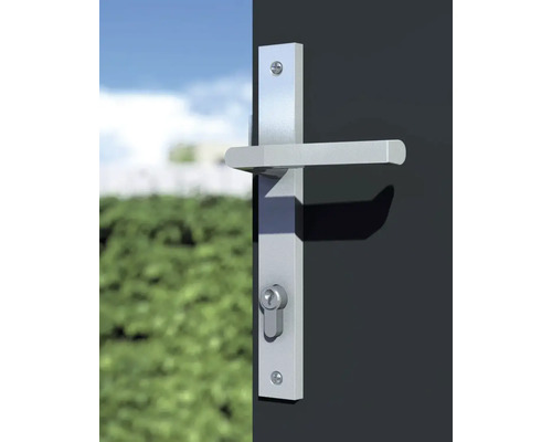 Deurbeslag met slot en deurklink