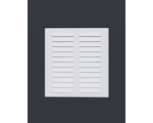 Vierkante ventilatiekap met lamellen