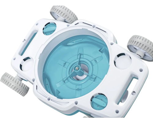 Zwembadreinigingsrobot met wielen en borstels