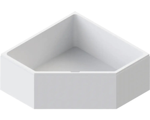 Hoekbad van sanitairacryl