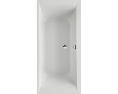 Rechthoekig bad met afvoergarnituur