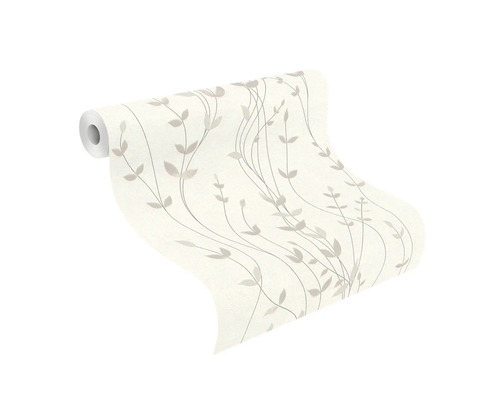 Behangrol met bladerenpatroon