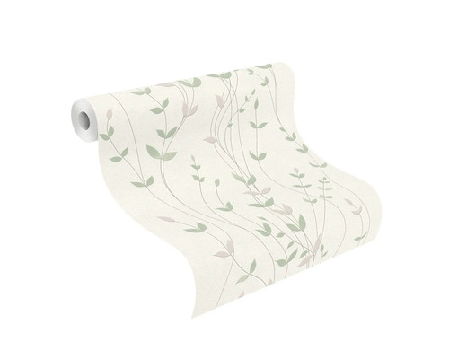 Rol decoratief behang met plantenmotief