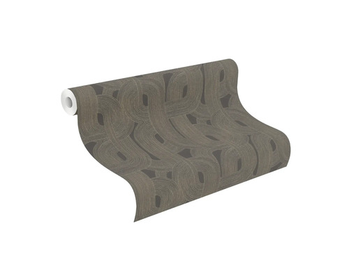 Behangrol met abstract lusontwerp