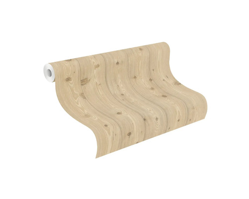 Behangrol met houten structuur