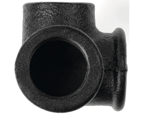 Zwarte smeedijzeren hoekfitting