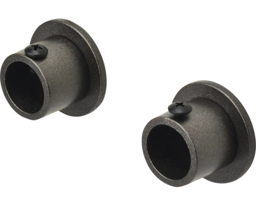 Twee buisdragers voor wandmontage