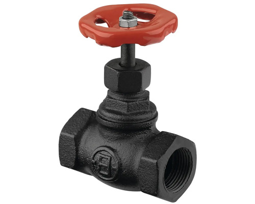 Ventiel met rode handgreep