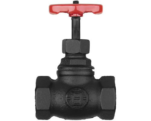 Klep met rode draaiknop