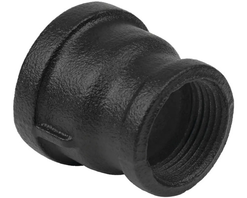 Gietijzeren verloopstuk met binnendraad