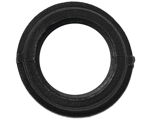 Zwarte gietijzeren buisflens