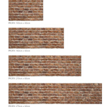 PROFIX bakstenen wandpanelen in verschillende formaten