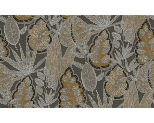 Behang met bladerpatroon