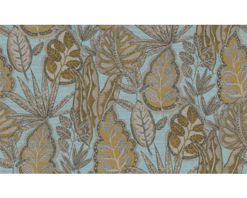 Behang met bladerenmotief