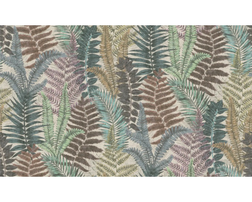 Behang met varenpatroon