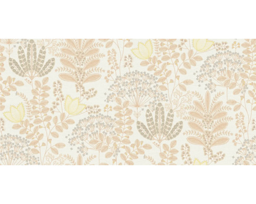 Behang met plantenpatroon