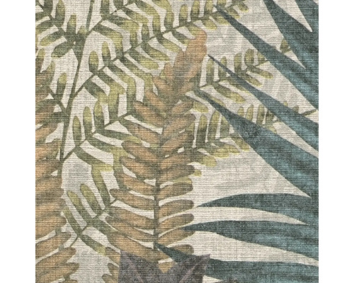 Detailopname van een behang met plantenmotief