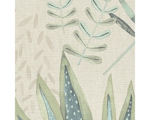 Behang met plantenpatroon