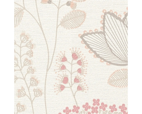 Behang met bloemmotief