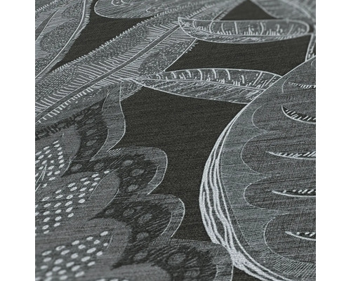 Behang met veren ontwerp