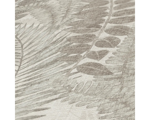 Close-up van een behang met plantenmotief