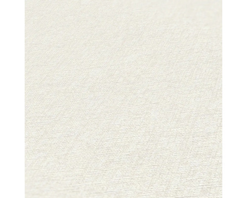 Close-up van een lichtkleurig textielbehang met een fijne structuur