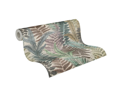 Behangrol met varenmotief