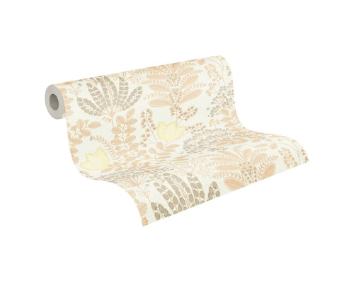 Behangrol met bloemmotief