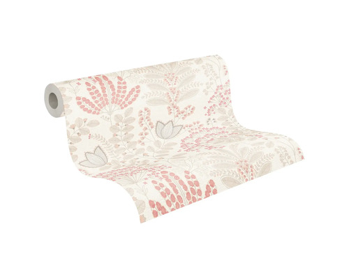 Behangrol met bloemmotief