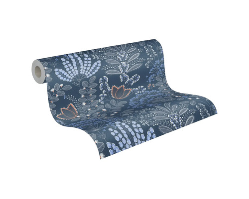 Rol behang met bloemmotief