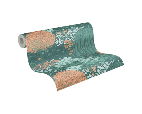 Rol behang met bloemmotief voor wanddecoratie