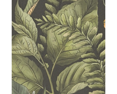 Behang met bladerenpatroon