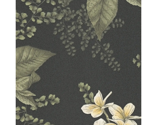 Behang met bloemmotief