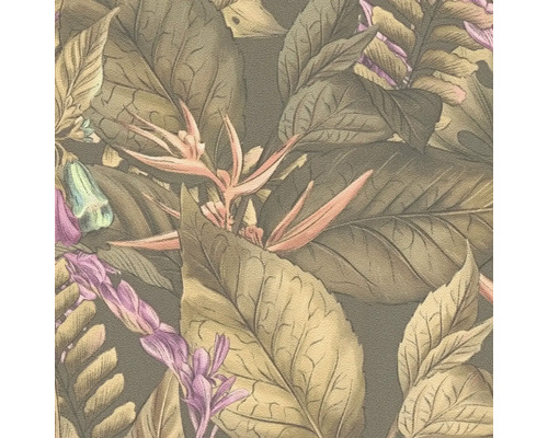 Behang met plantenmotieven