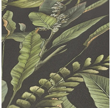 Close-up van een behang met plantmotieven