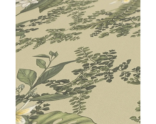 Behang met plantenpatroon