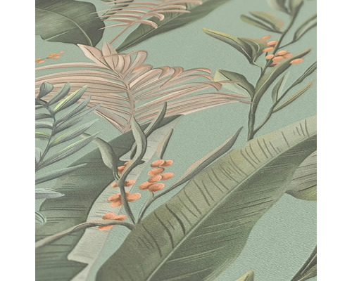 Behang met plantmotieven