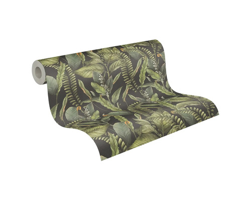 Behangrol met bladerdessin voor wanddecoratie