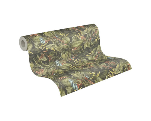 Behangrol met plantenmotief