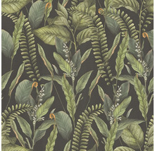 Behang met plantenmotief