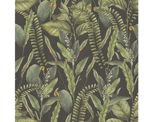 Behang met plantenmotief