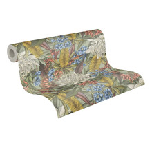 Behangrol met bloemmotief