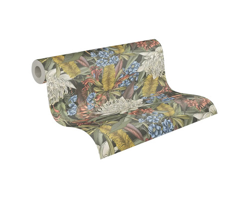 Behangrol met bloemmotief