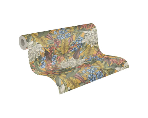 Behangrol met bloemmotief