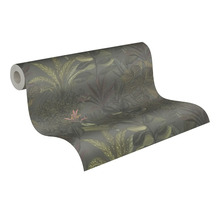 Rol behang met plantenmotief